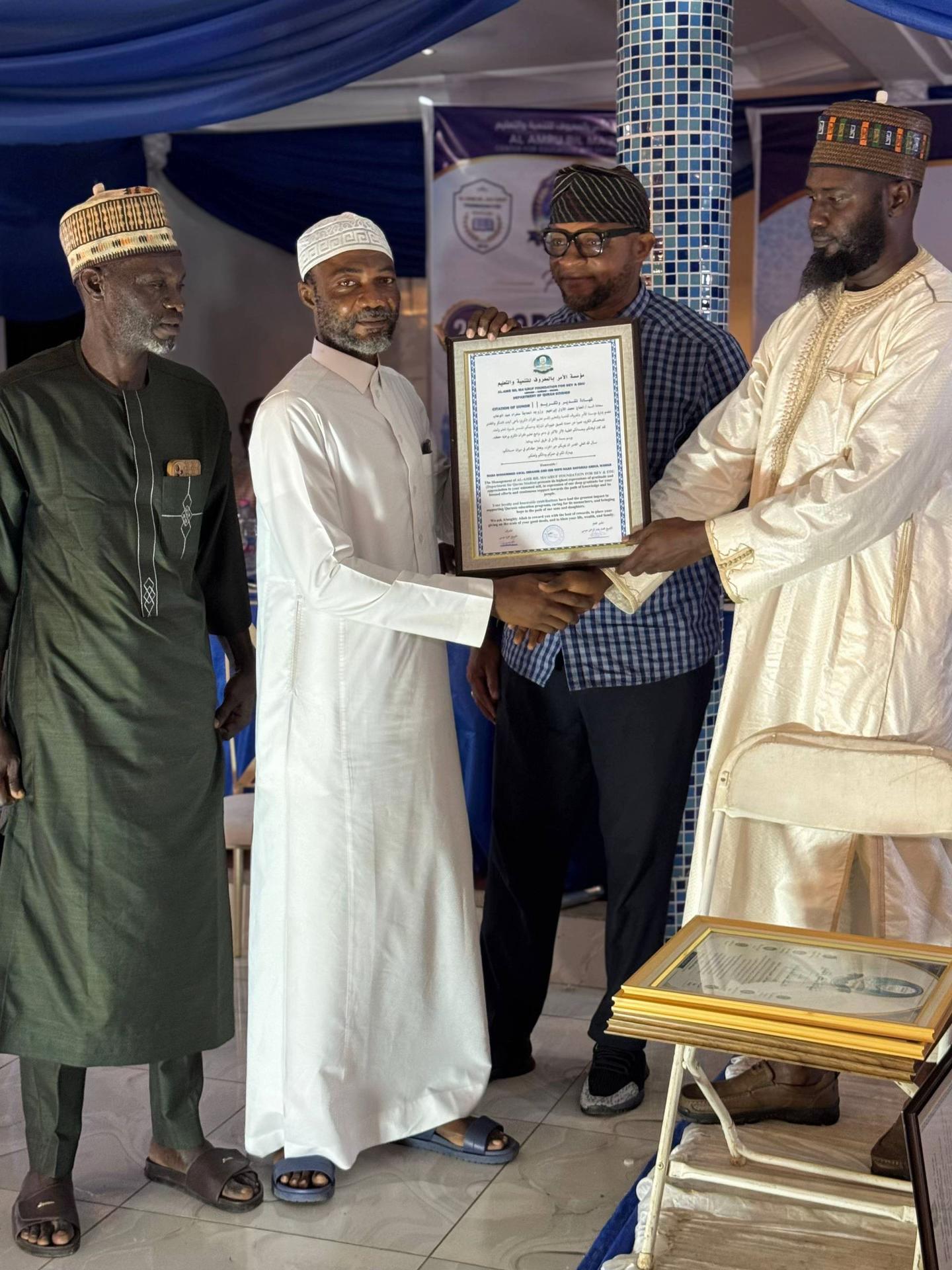 Al Amru Bil Ma'ruf Foundation community at the graduation ceremony