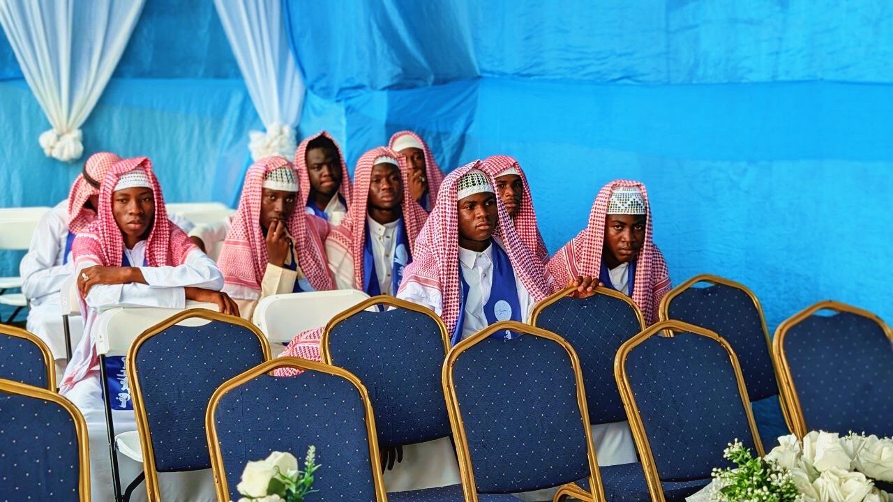 Graduates of the Maiden graduation ceremony